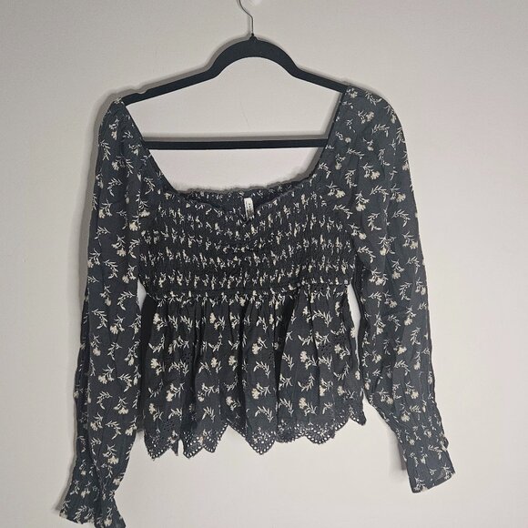 American Eagle Long Sleeve Blouse Medium - Picture 4 of 9